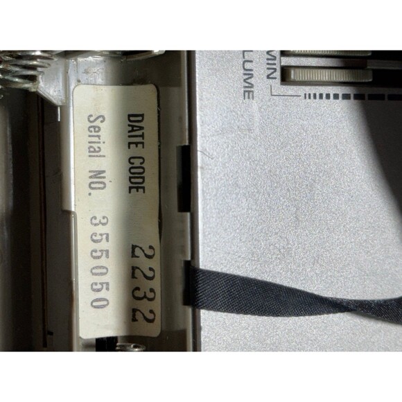 Vintage GE General Electric AM FM Headset Radio Model No 7-1000A Tested‎ Working - Picture 7 of 7